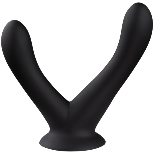 Sinful Double Joy Silikon Dobbeldildo - Svart