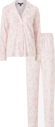 Lauren Ralph Lauren Pysjsett LRL L/s notch collar long pant pj set Rosa
