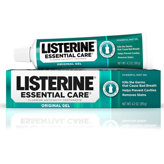 Listerine Tannkrem Essential Care Original Gel 119g