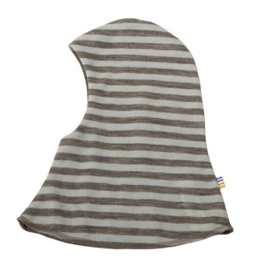 Joha Stripe ull balaclava - mynte stripe