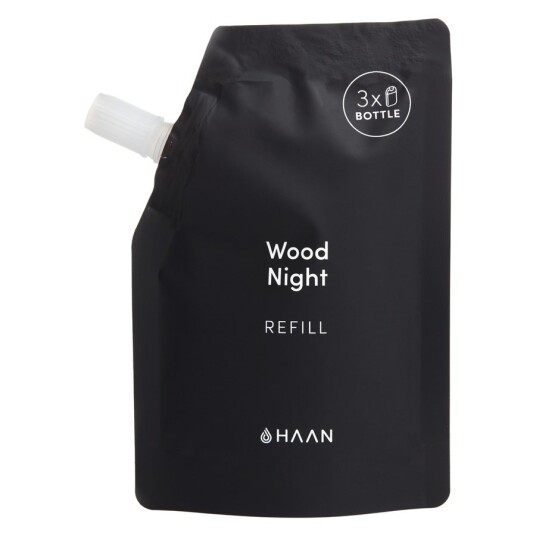 HAAN Hand Sanitizer Wood Night Refill 100ml HAAN Hand Sanitizer Wood Night Refill 100ml