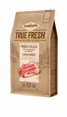 Carnilove Hundefôr True Fresh And Stor Rase 11,4 kg - Kornfritt