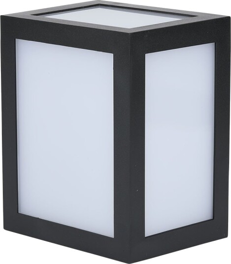 V Tac 12W LED vegglampe   IP65 sort 1350lm utendørs inkl. lyskilde   Kulør : Kald