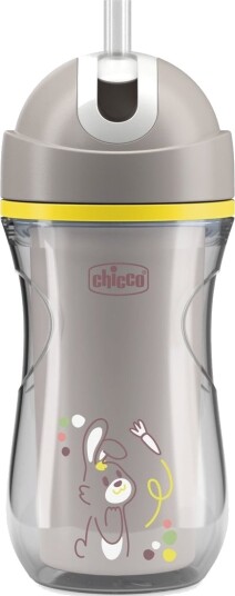 Chicco 00006991350000 Single/Enkelt 0,266 L Grå Plast Silikon Kopp Universell