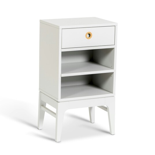 Mavis Höllviken Bedside Table Short Legs Light Grey