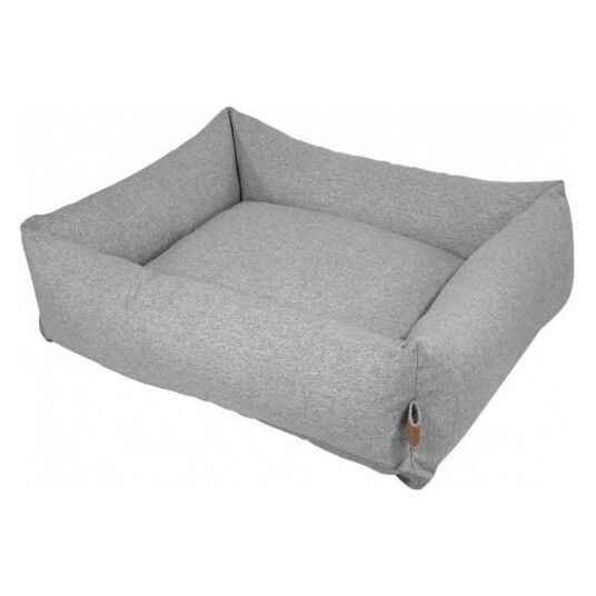 Fantail Snug Hundeseng 70x55 cm Sølv - Vanntett og Vaskbar