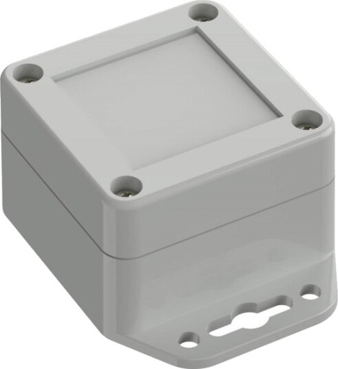 Tru Components TC 10860396 Flensskap 60 × 60 × 40,1 mm Polykarbonat Lysegrå