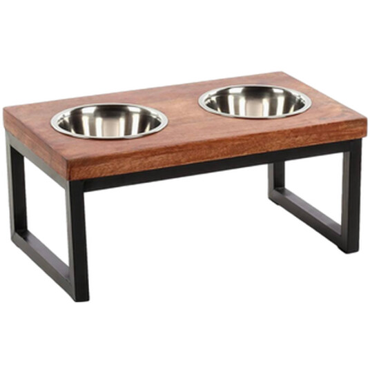 Twin Feeder-Sett Og Stativ Tommy Matskål 2 X 800 ml Twin Feeder-Sett Og Stativ Tommy Matskål 2 X 800 ml