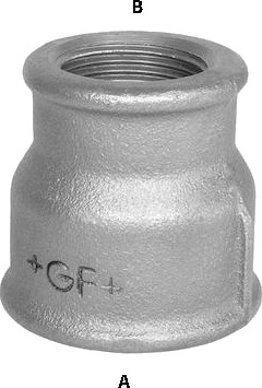GF Galvanisert Overgangsmuffe 1" x 3/4" for Hydraulikk GF Galvanisert Overgangsmuffe 1" x 3/4" for Hydraulikk