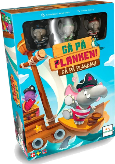Gå På Planken Barnespill med Dyr for 2-4 Spillere