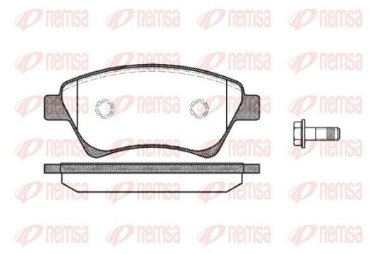 Bremseklosser REMSA 0976.00 Bremseklosser REMSA 0976.00