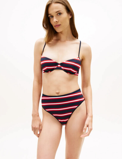 Tommy Hilfiger High Waist Cheeky Ext Sizing Navy S