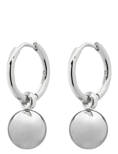BUD TO ROSE Globe Hoop |Silver |One Size
