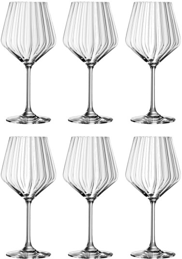 Spiegelau LifeStyle Burgundy rødvinsglass 64 cl 4 pakning Klar Spiegelau LifeStyle Burgundy rødvinsglass 64 cl 4 pakning Klar