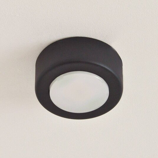 HELam SPOT 53 downlight svart Ø 11,5 cm metall GX53