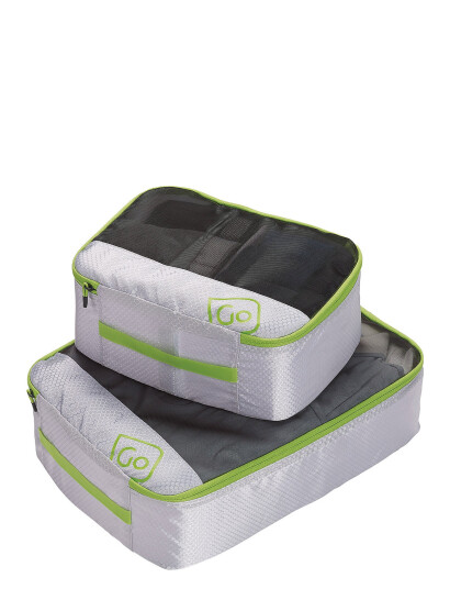 Go Travel Deeper Packing Cubes - Green - ONE SIZE