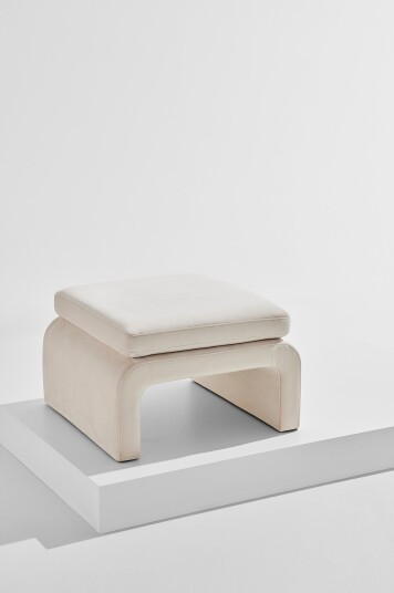 Jotex Puff Polyester/Kryssfiner Kremhvit Mika 1665875010 Jotex Puff Polyester/Kryssfiner Kremhvit Mika 1665875010