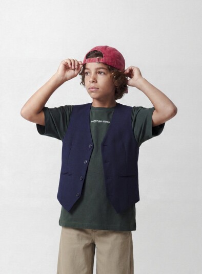 Name It Rovamel Waistcoat Blå 116