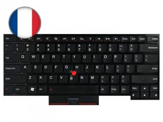 Lenovo 04W2725, Tastatur, Fransk, Lenovo, Thinkpad Edge S430 Lenovo 04W2725, Tastatur, Fransk, Lenovo, Thinkpad Edge S430