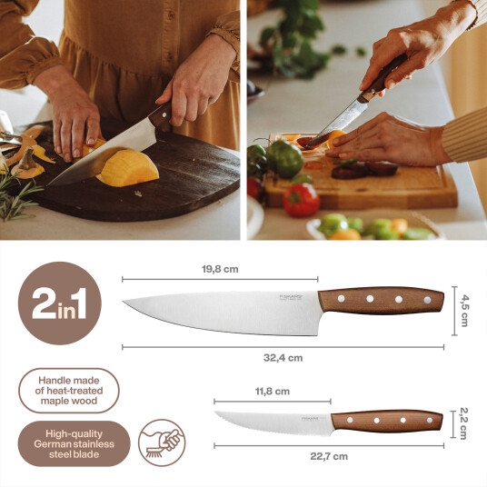 Fiskars Folken knivsett 2 deler tre Fiskars Folken knivsett 2 deler tre