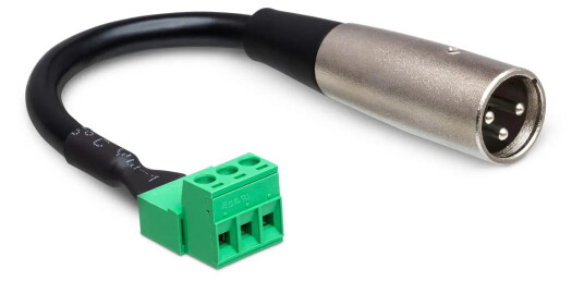 Hosa low voltage adapter XLR M Til Phoenix XLR3M PHX3M