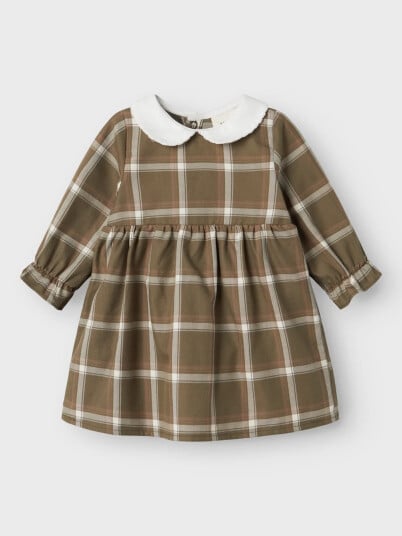 Lil- Atelier Seveno Long Sleeve Body Dress Grønn 62 Lil- Atelier Seveno Long Sleeve Body Dress Grønn 62