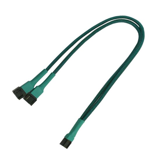 NANOXIA Kabel 3-Pin Y-Kabel, 30 cm, grün