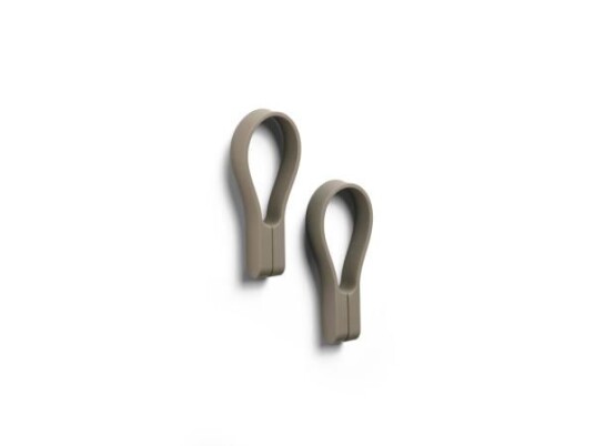 Zone Håndklestropp Loop Magnet Taupe 2stk