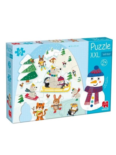 Jumbo Goula Puzzle XXL Winter 18pcs. Gulv