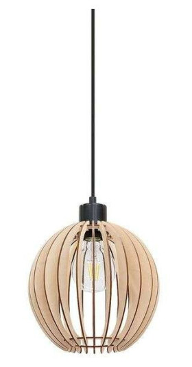 Envostar Clay Pendel Ø23 Black/Wood Envostar Clay Pendel Ø23 Black/Wood