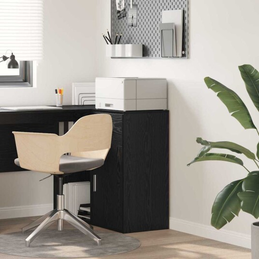 Serviesskap Svart eik 38 x 34.5 x 75 cm Konstruert tre