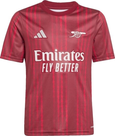 Arsenal Trenings T skjorte Pre Match Burgund/rubin Barn adidas størrelse 152 cm