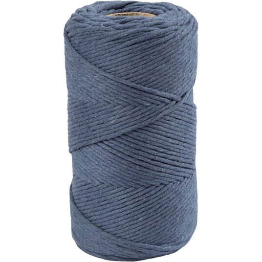 Craft Kit Macramé Cord Blue 977560