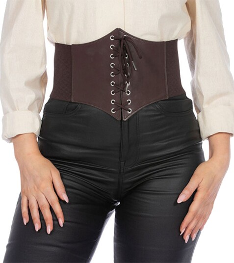 Korsettbelte Brun - Large/X-Large