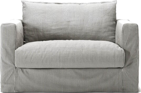 Decotique Le Grand Air Nou Love Seat Lenestol Ash Stripe