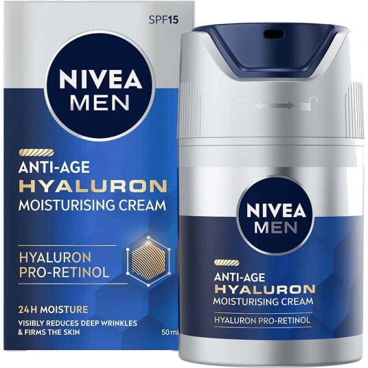 Nivea Men Anti-Age Hyaluron Face Cream SPF15 50ml