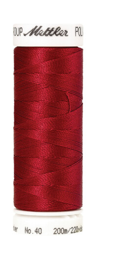 Mettler, Poly Sheen 200m Farge nr 1902 Poinsettia
