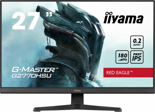Iiyama G-MASTER G2770HSU-B6 27" Gaming LED-Skjerm 1920x1080 Full HD 180Hz IPS Rød Iiyama G-MASTER G2770HSU-B6 27" Gaming LED-Skjerm 1920x1080 Full HD 180Hz IPS Rød