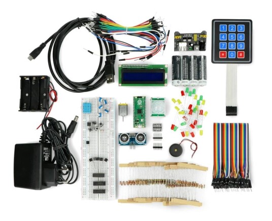 Komponentpakke med Raspberry Pi Pico mega KIT