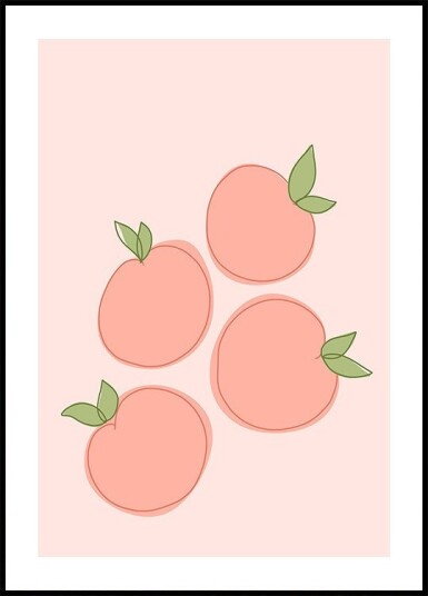 Peachy Quartet Plakat Plakat / 100x150cm