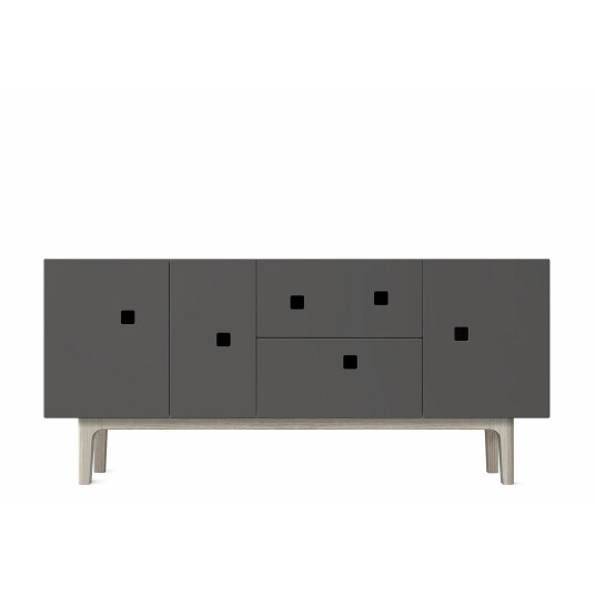 Zweed Peep M2 Mediabenk Slate Grey/White Oak