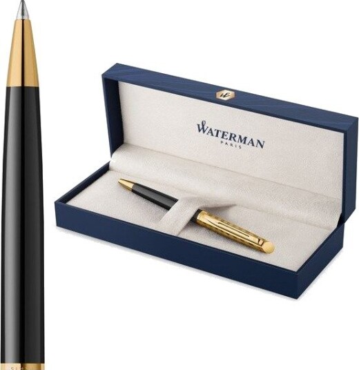 Waterman Hmisphre The Opera Collection Black & Gold G.T. Ballpen M Blue ink