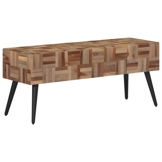 Benk 110x35x45 cm gjenvunnet heltre teak 8721012117402