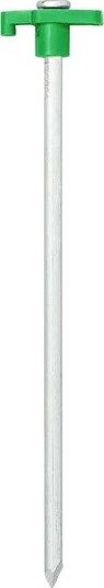 Teltplugg ProPlus med plastkrok 25 cm metall 6 stk