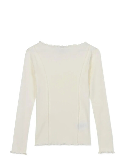Mads Nørgaard 2X2 Cotton Siri Top Cream XS Mads Nørgaard 2X2 Cotton Siri Top Cream XS