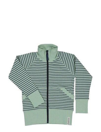 Geggamoja Zip Sweater Green 98/104