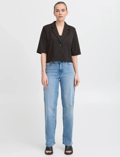 ICHI Ihkate Sus Cropped Bl Black XXL