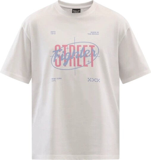 Everlast Street Fighter Tee White M Everlast Street Fighter Tee White M