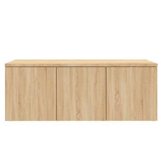 vidaXL TV-benk sonoma eik 80x34x30 cm sponplate
