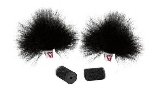 RYCOTE Windjammer Lavalier Ristretto Pair Black RYCOTE Windjammer Lavalier Ristretto Pair Black